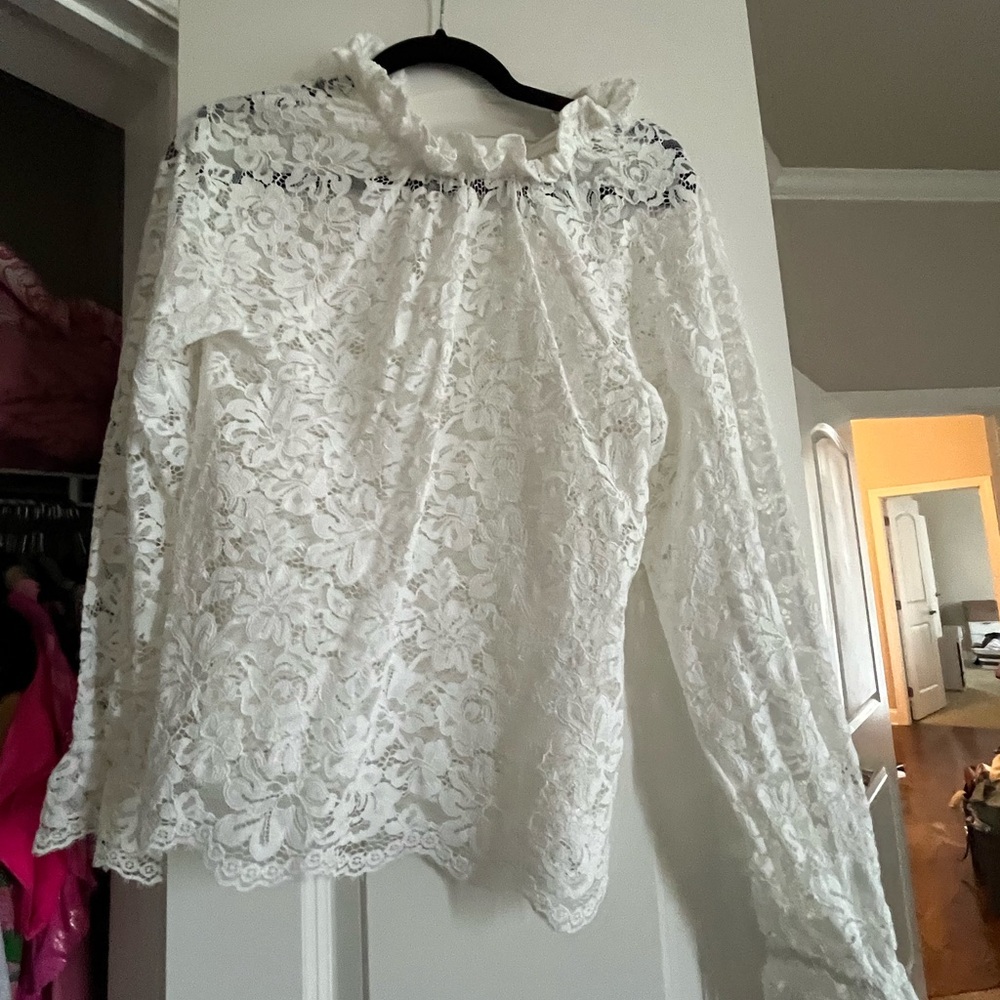 Hill house Millie lace blouse